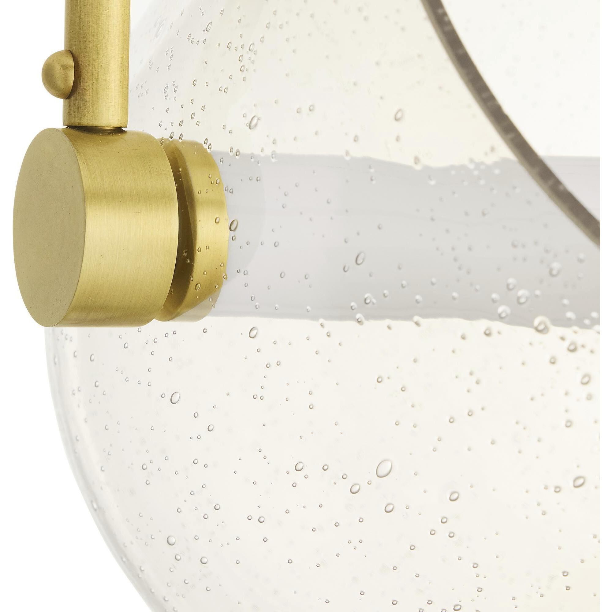 Marco 1 Light 10 inch Bone with Antique Brass Pendant Ceiling Light, Small