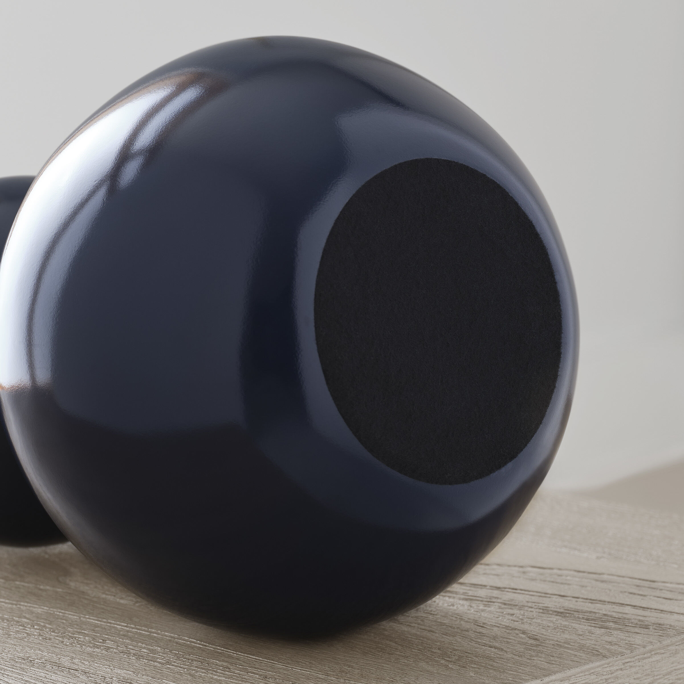 Drew & Jonathan Buckley 27.38 inch 9.00 watt Gloss Navy Table Lamp Portable Light