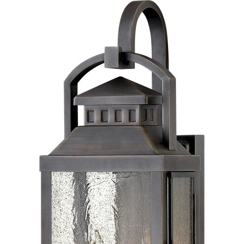 Heritage Revere LED 22 inch Blackened Brass Outdoor Wall Mount Lantern