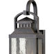 Heritage Revere LED 22 inch Blackened Brass Outdoor Wall Mount Lantern