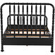 Bachelor Hand Rubbed Black Bed, Queen