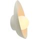 Ambiance LED 7.5 inch White Crackle Wall Sconce Wall Light