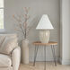 Anne 28.75 inch Taupe Glazed Table Lamp Portable Light