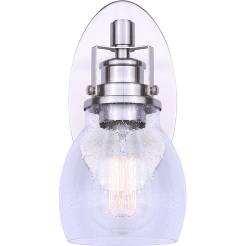 Carson 1 Light 7 inch Brushed Nickel Vanity Light Wall Light
