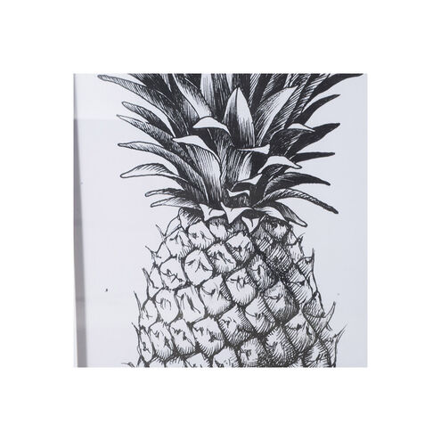 Pineapple Black Wall Art