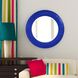 Bergman 32 X 32 inch Glossy Royal Blue Wall Mirror