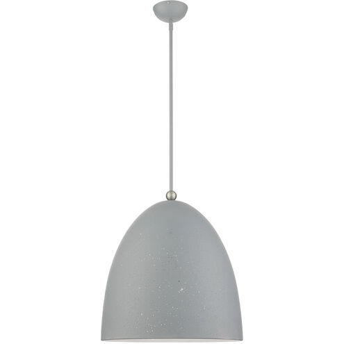 Arlington 3 Light 19 inch Nordic Gray with Brushed Nickel Accents Pendant Ceiling Light