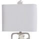 Pleasure Reef 34 inch 100.00 watt Whitewash and White Table Lamp Portable Light