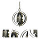 Constell 4 Light 11 inch Polished Nickel with Matte Black Mini Chandelier Ceiling Light