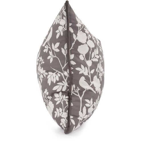 Sparrow 24 inch Charcoal Pillow