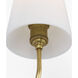 Thomas O'Brien Vendome LED 17.75 inch Hand-Rubbed Antique Brass Double Sconce Wall Light