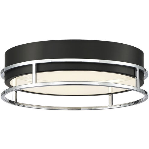 Grafice LED 13.25 inch Silver and Black Flush Mount Ceiling Light