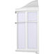 Brentwood 1 Light 10 inch White Outdoor Wall Lantern