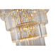 Canada 34 Light 36 inch Brass Chandelier Ceiling Light