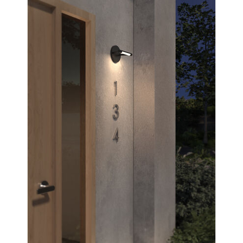 Maro LED 0.88 inch Black Exterior Wall Sconce