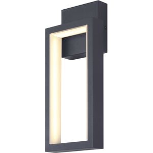 Kalino LED 13.75 inch Black Outdoor Wall Light