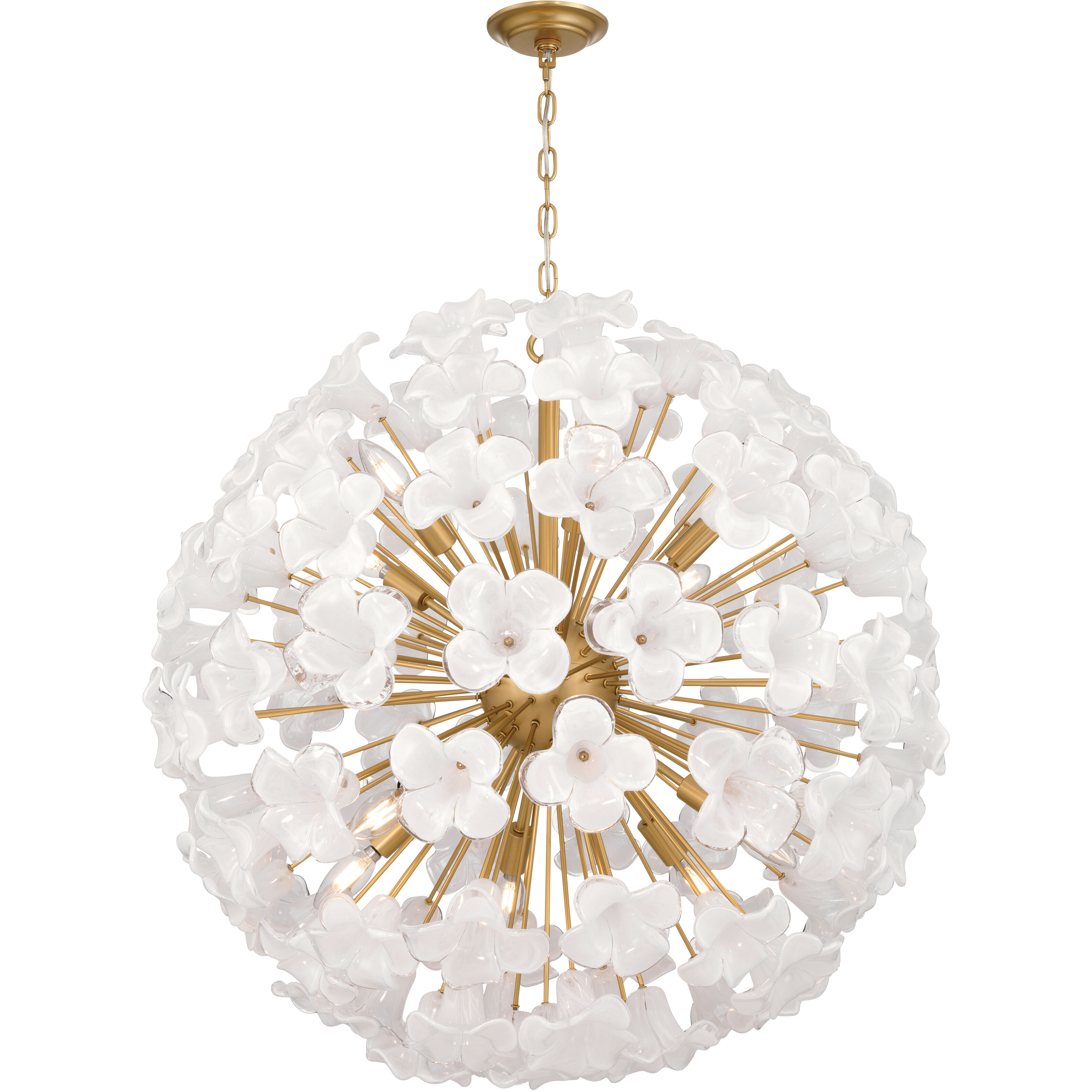 Bloome 12 Light 30 inch Legacy Brass Pendant Ceiling Light