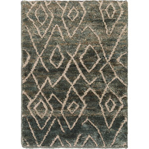 Papyrus 36 X 24 inch Black and Brown Area Rug, Jute and Wool