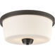 Winslow 2 Light 13.5 inch Oil Rubbed Bronze Flush Mount Ceiling Light