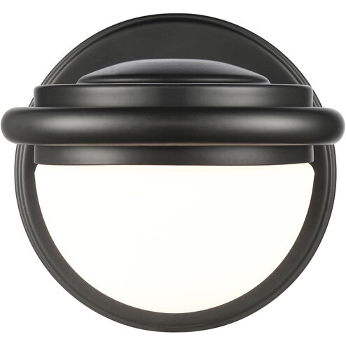 Nelly LED 6 inch Matte Black Vanity Light Wall Light in 1