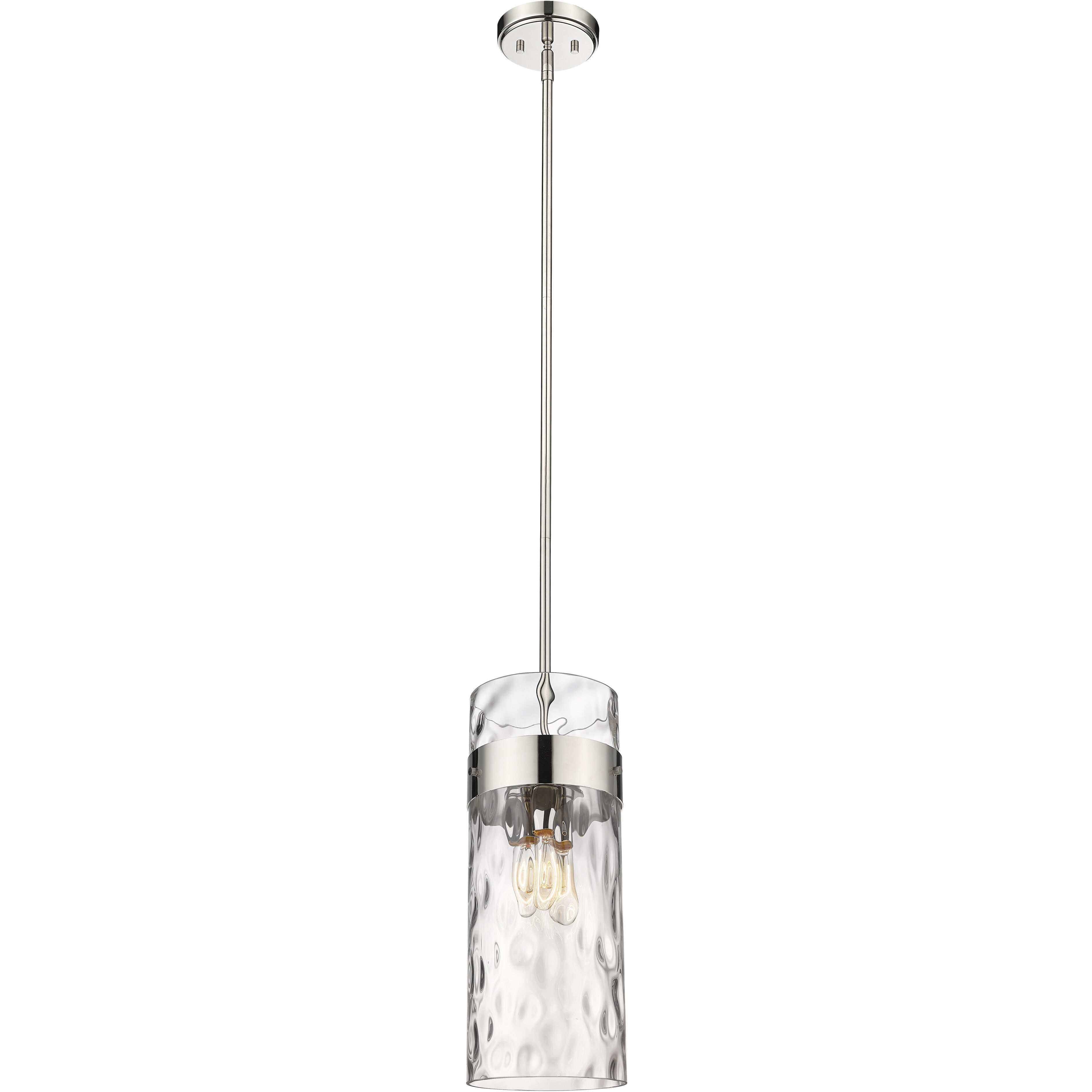 Fontaine 3 Light 9 inch Polished Nickel Pendant Ceiling Light