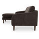Quinn Dark Brown Sectional