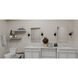 Aria 1 Light 6 inch Matte Black Bath Light Wall Light