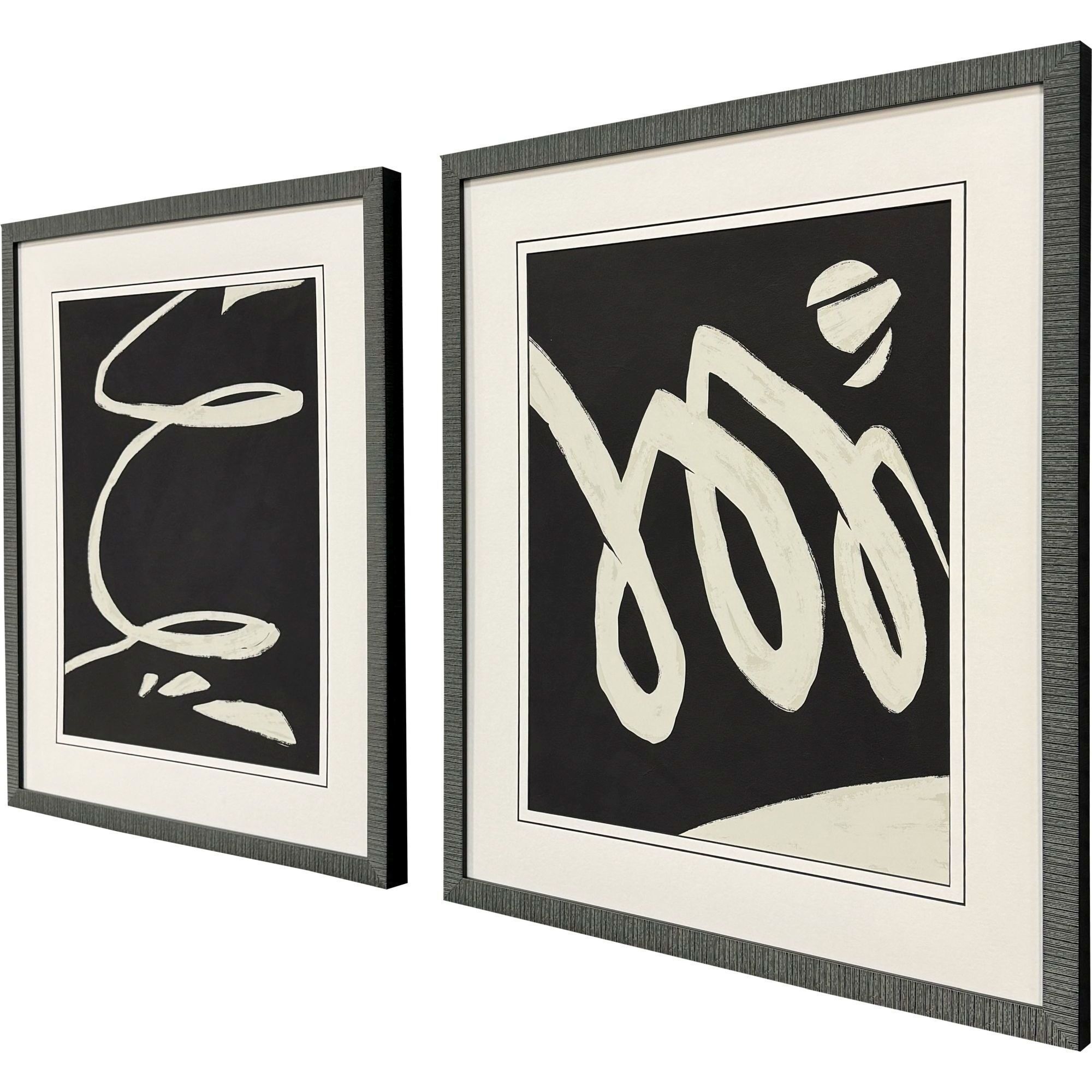 Neutral Spring Black and White Framed Art