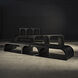 Maximus 68 X 34 inch Matte Black Coffee Table