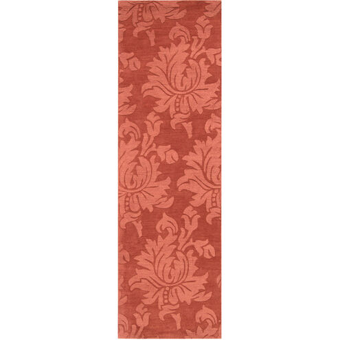 Mystique 96 X 30 inch Brown Runner, Wool