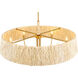 Hellia 6 Light 36 inch Legacy Brass Pendant Ceiling Light