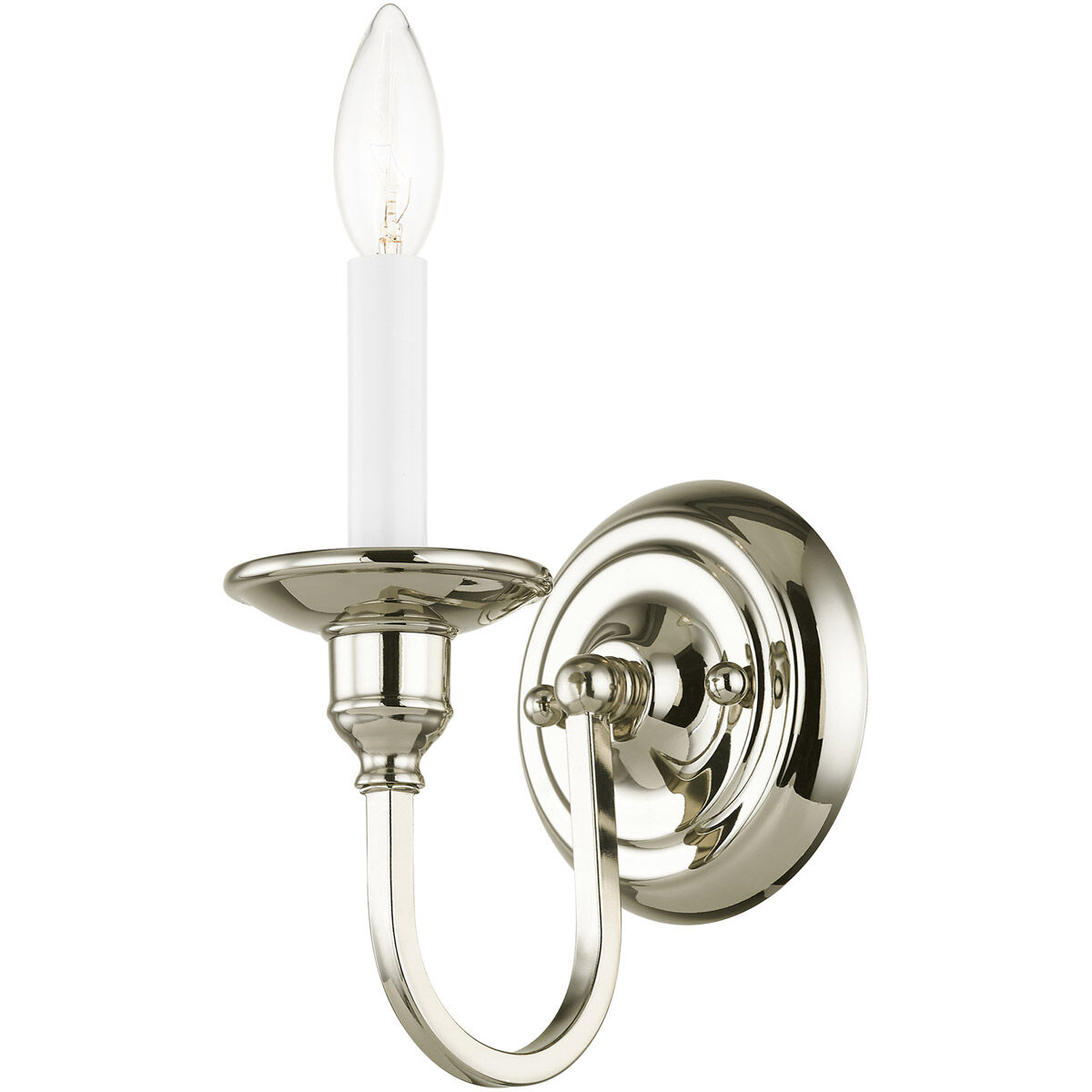 Cranford 1 Light 5 inch Polished Nickel Wall Sconce Wall Light