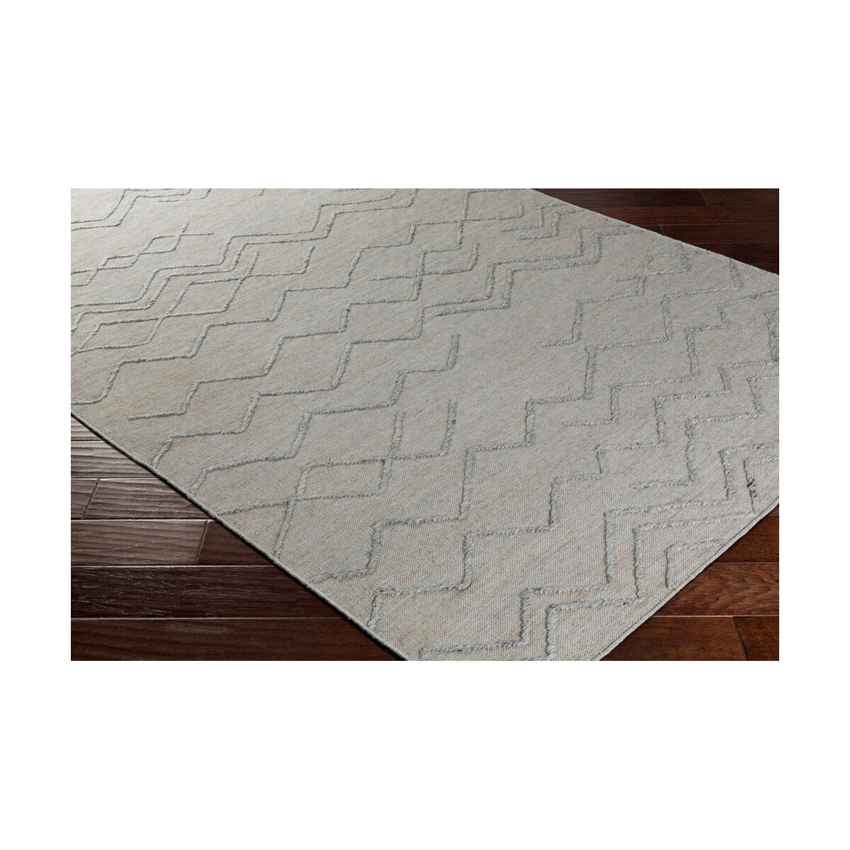 Landscape 36 X 24 inch Neutral and Neutral Area Rug, Wool and Viscose