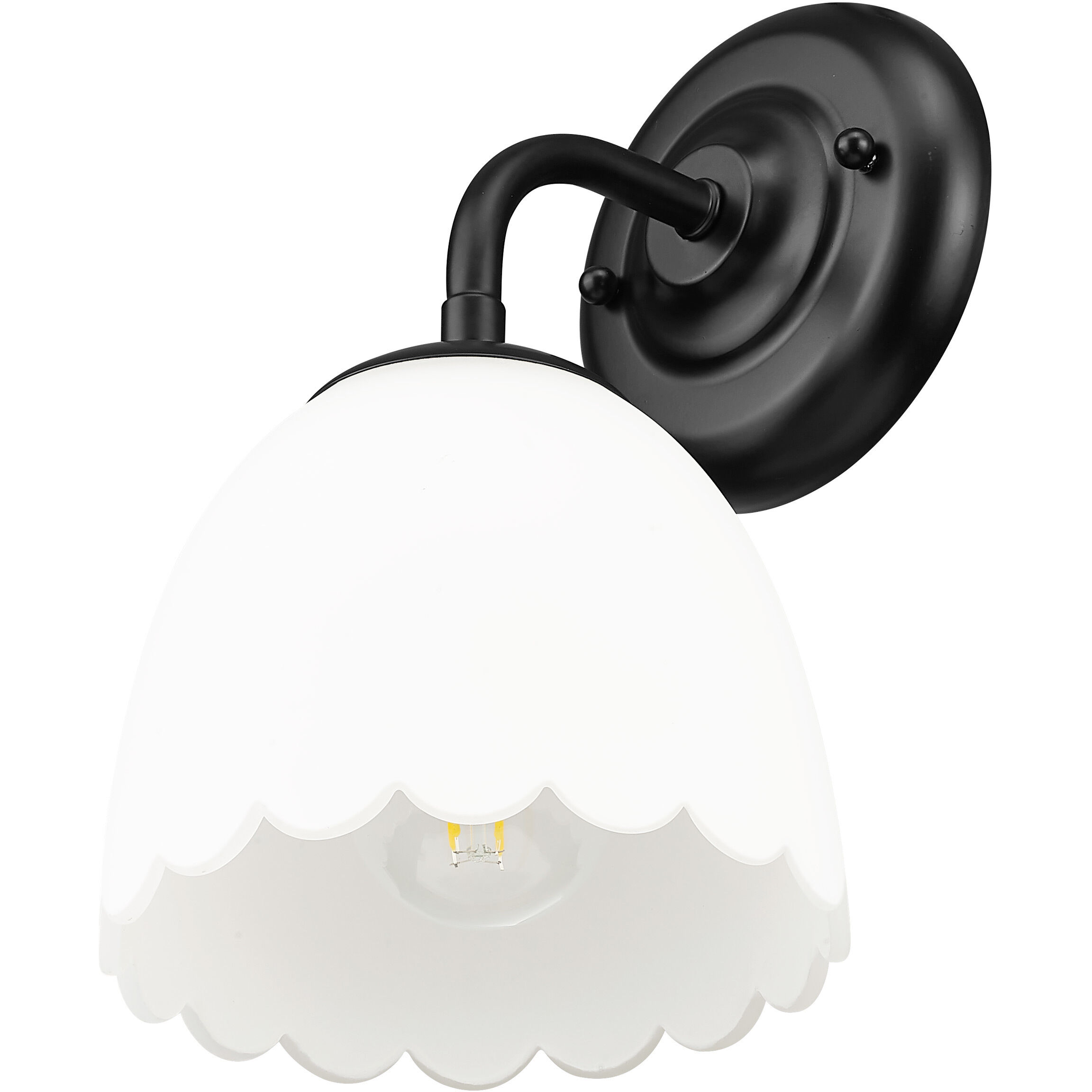 Dorinda 1 Light 6.5 inch Matte Black Wall Sconce Wall Light