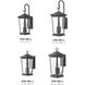 Bromley LED 20 inch Museum Black Outdoor Wall Mount Lantern