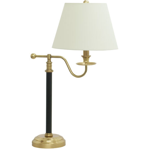 Bennington 29 inch 150 watt Black with Weathered Brass Table Lamp Portable Light in Black and Weathered Brass