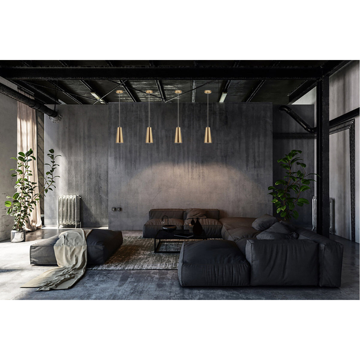 Pratella 1 1 Light 5.43 inch Brushed Gold Mini Pendant Ceiling Light