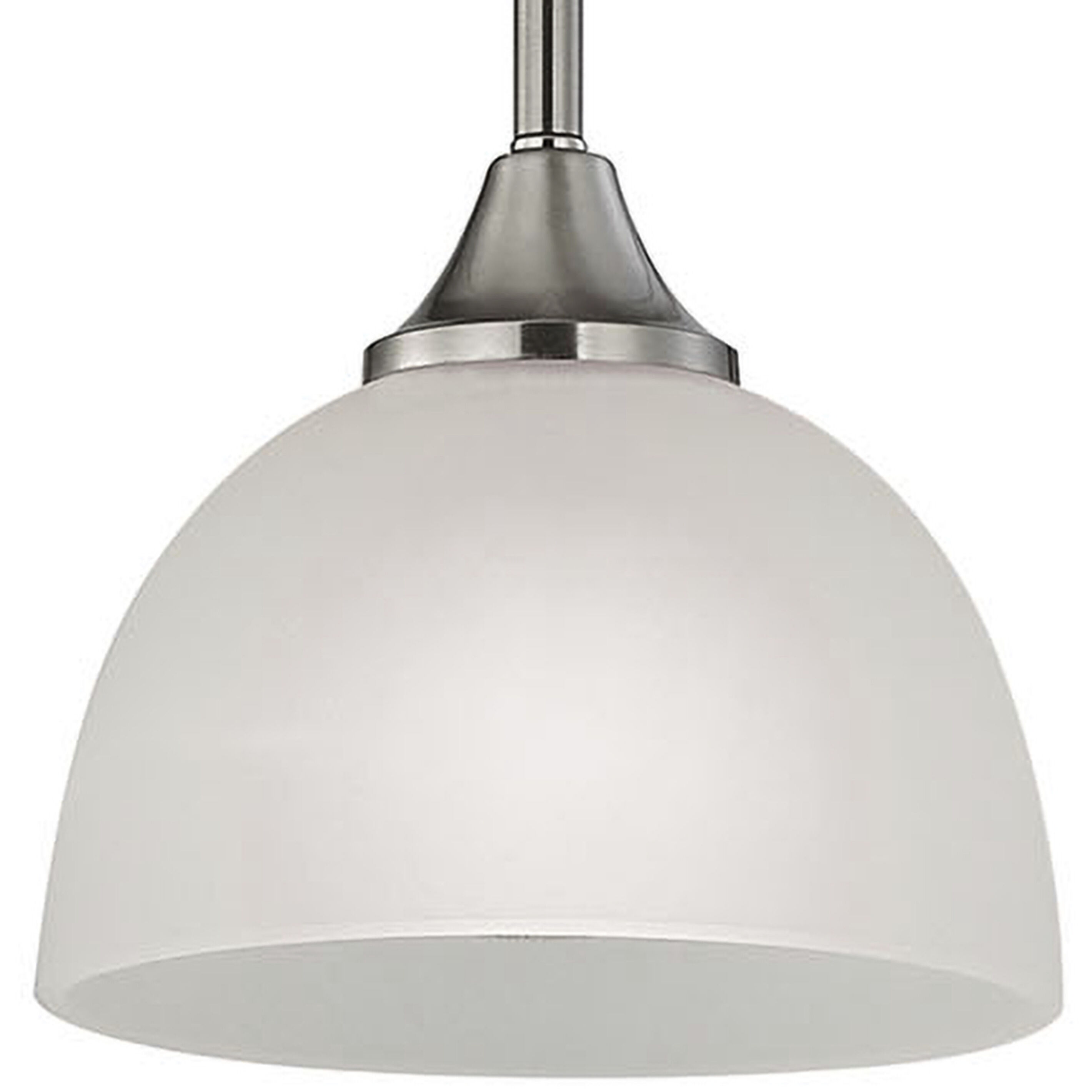 Bristol Lane 1 Light 7 inch Brushed Nickel Mini Pendant Ceiling Light