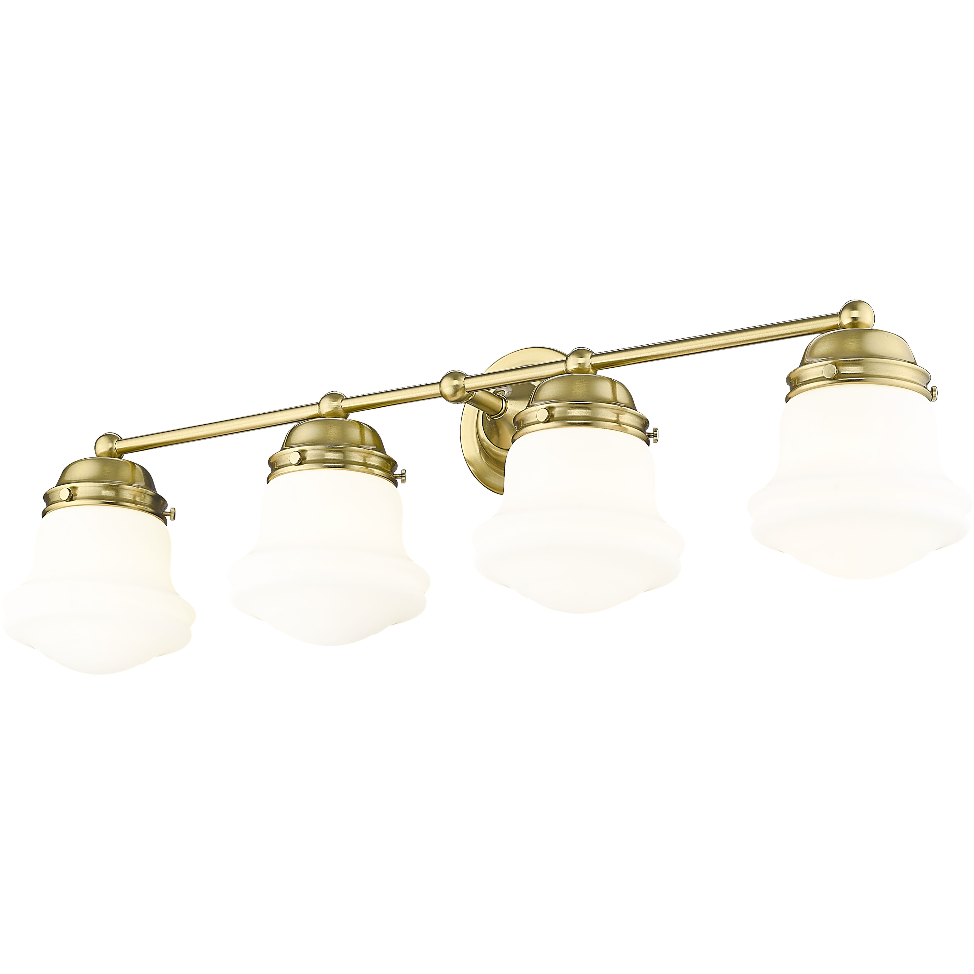 Vaughn 4 Light 31.5 inch Luxe Gold Vanity Wall Light