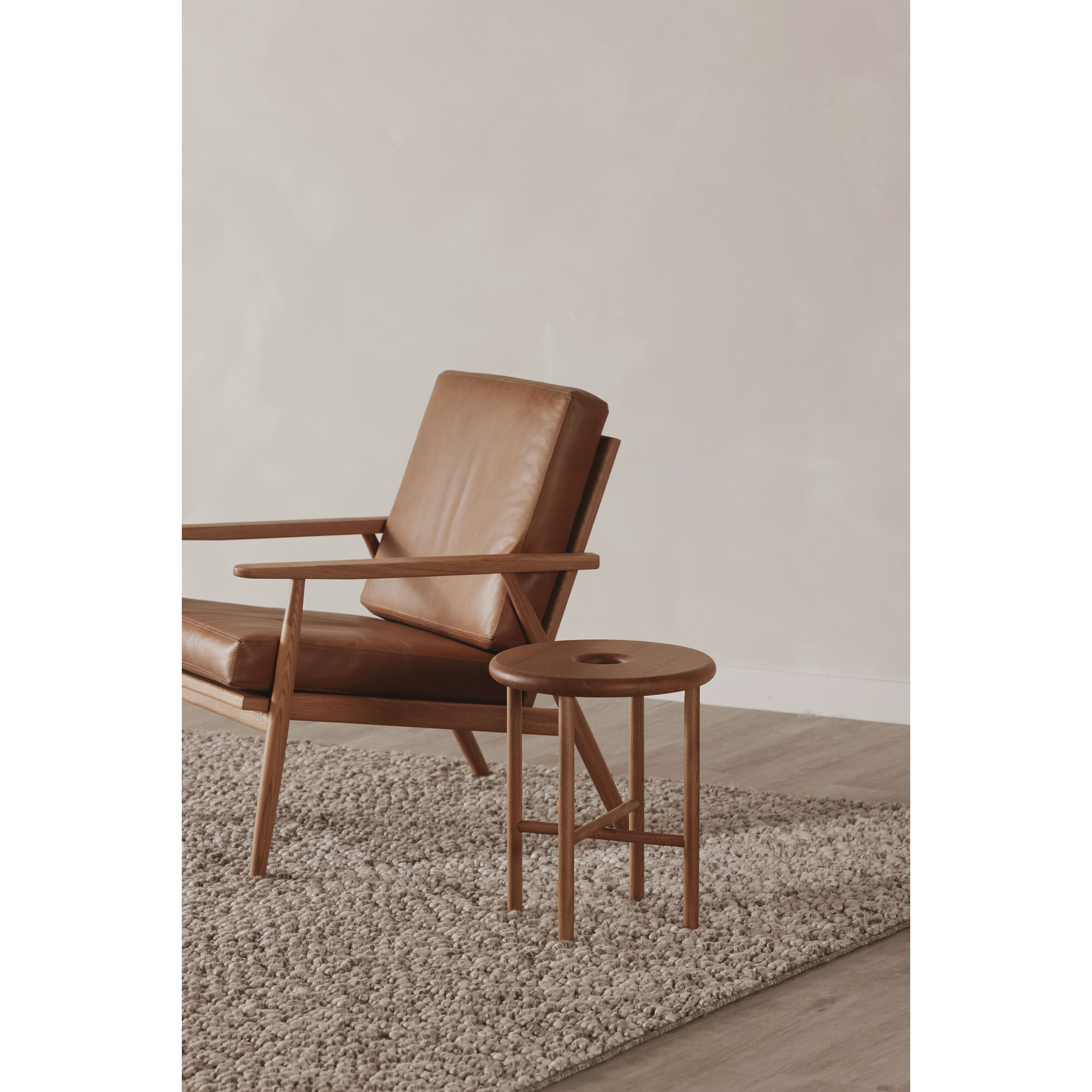 Moe's Home Collection YC-1017-40 Harper Brown Lounge Chair