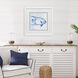 Indigo Ocean Blue Framed Art, Propac