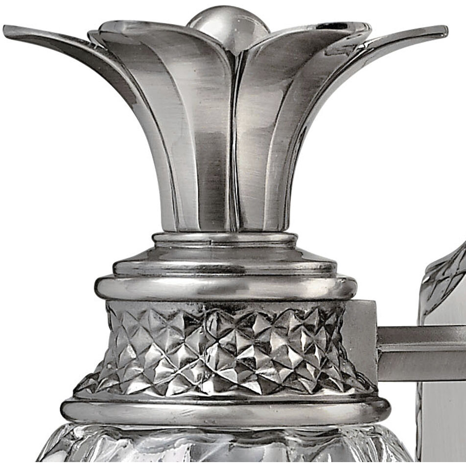 Plantation 1 Light 6.5 inch Polished Antique Nickel Vanity Light Wall Light