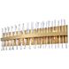 Serephina 10 Light 36 inch Satin Gold Bath Sconce Wall Light