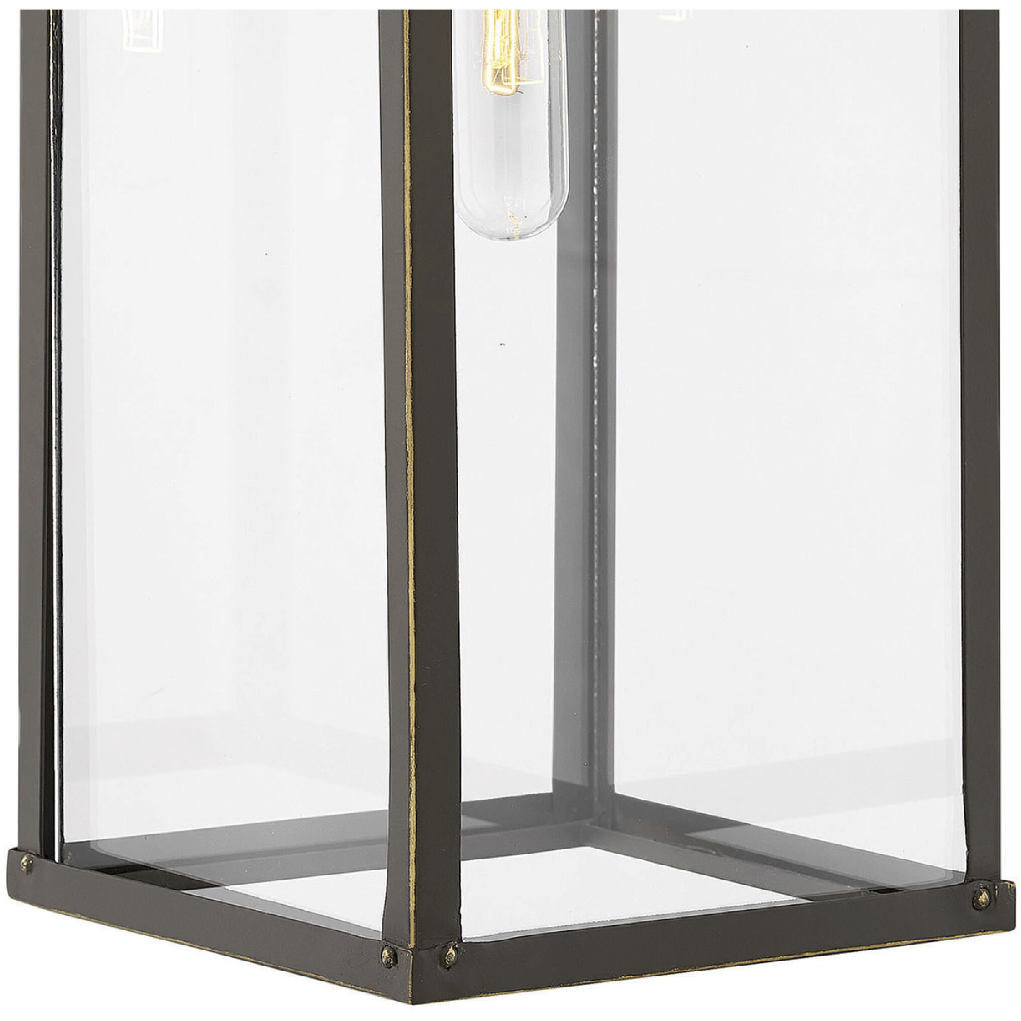 Estate Series Porter Outdoor Wall Mount Lantern in Oil Rubbed Bronze, Non-LED, Open Air