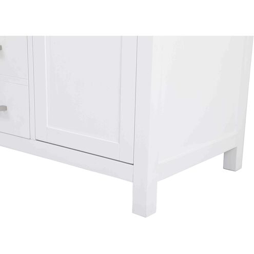 Lewis 48 X 22 X 34 inch White Vanity Sink Set