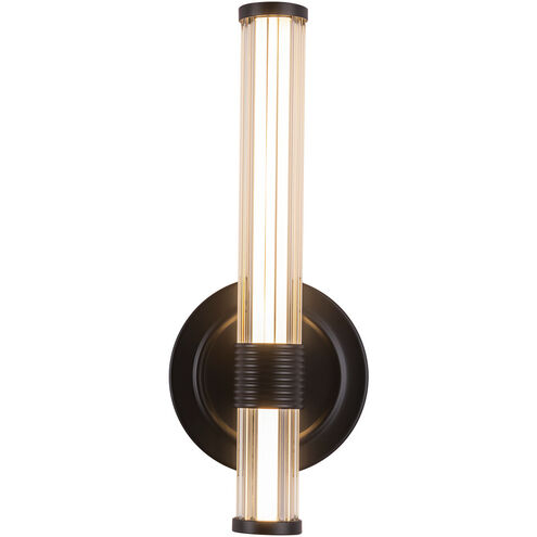 Alora Mood Elsie LED 1.75 inch Matte Black Bath Vanity Light Wall Light