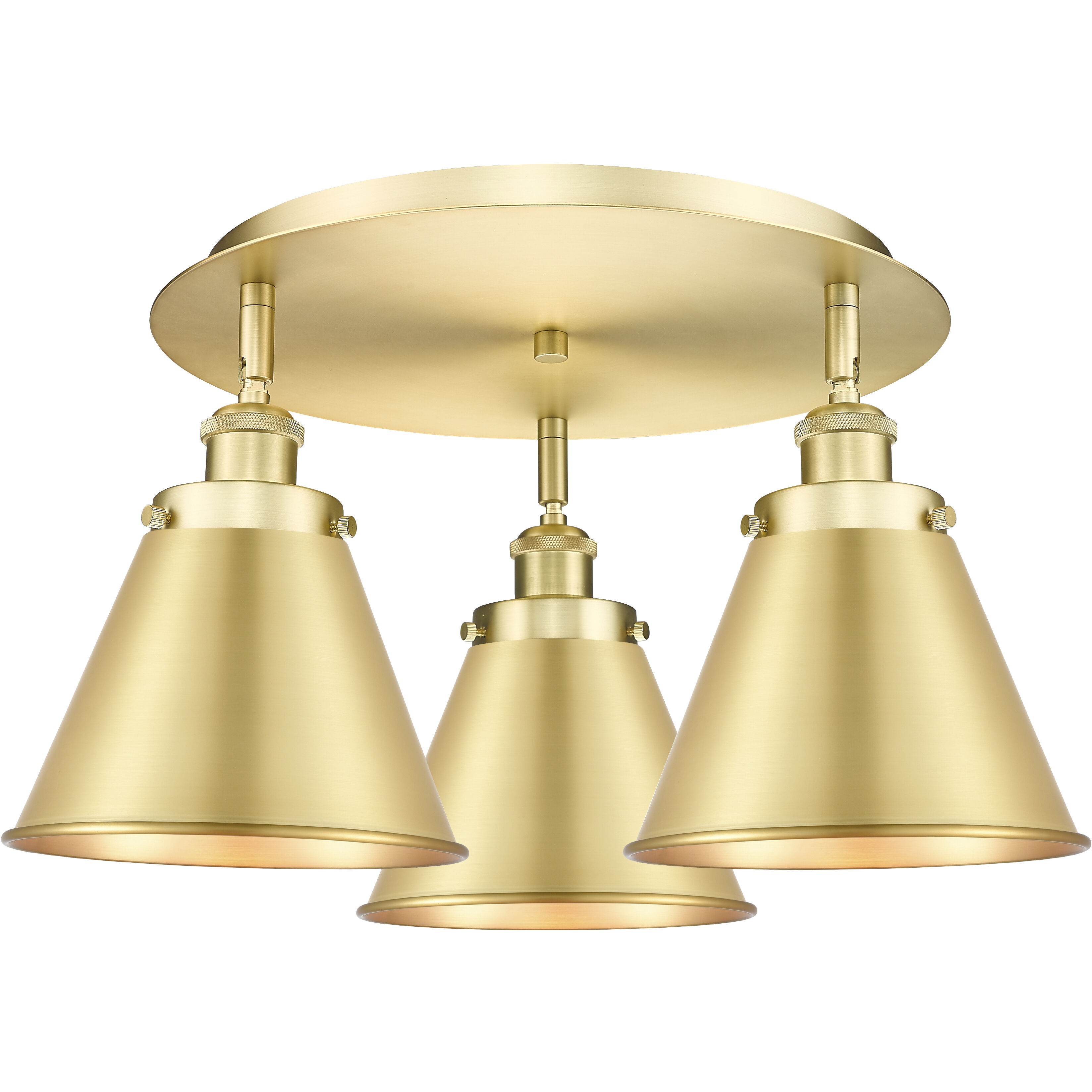 Ballston Urban 3 Light 19.75 inch Flush Mount