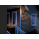 Brentwood LED 7.17 inch Black Outdoor Security Light