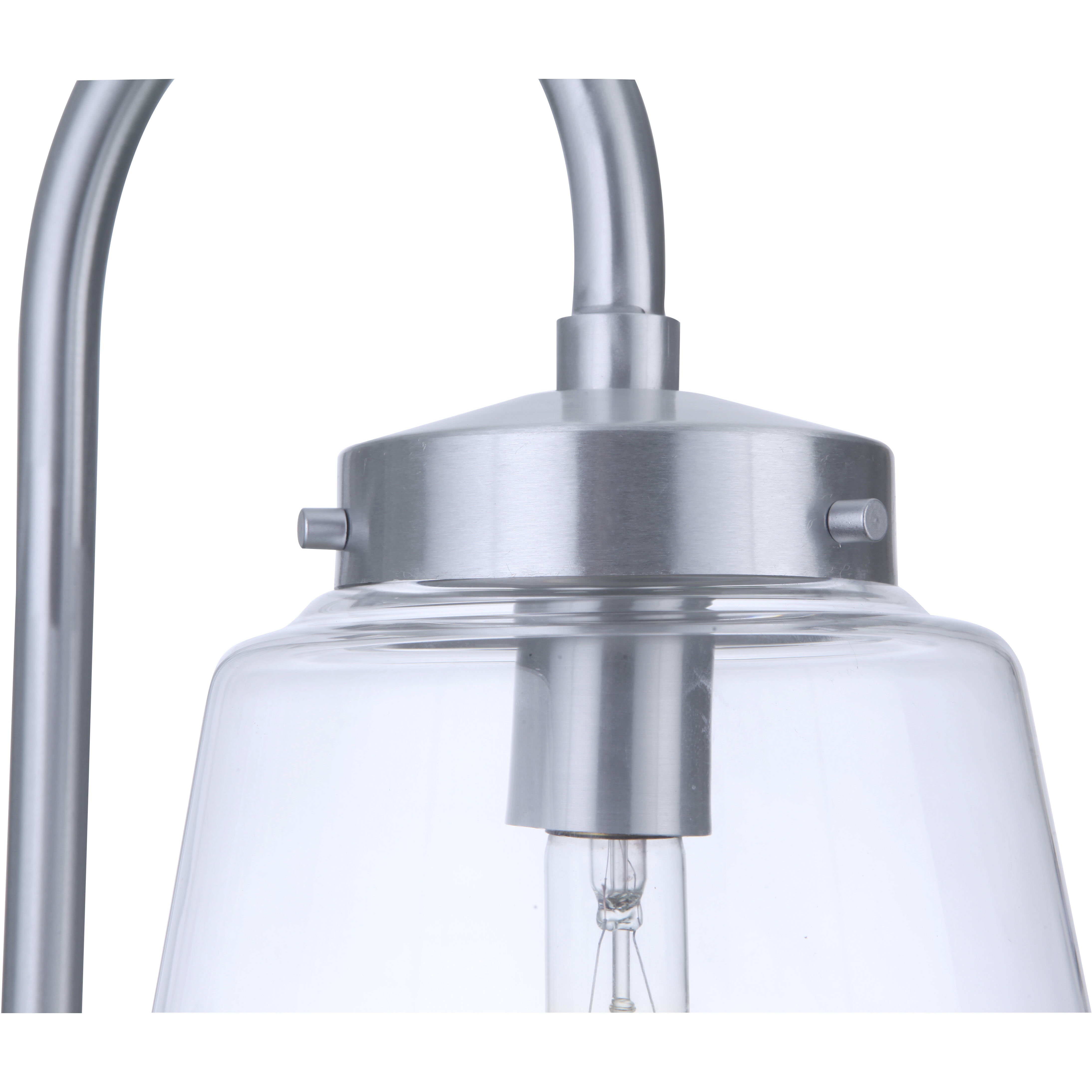 Laclede 1 Light 25.38 inch Satin Aluminum Outdoor Post Mount