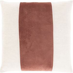 Moza 22 X 22 inch Brick Red Pillow Kit, Square